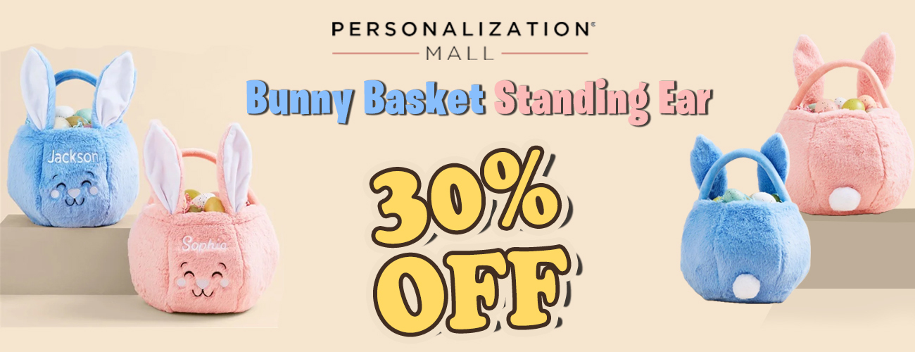 Personalization Mall Bunny Basket