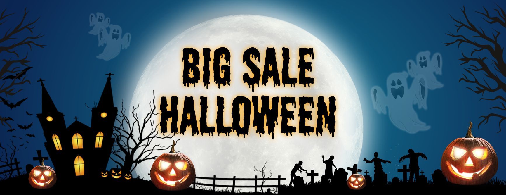 Halloween Sale Page Banner